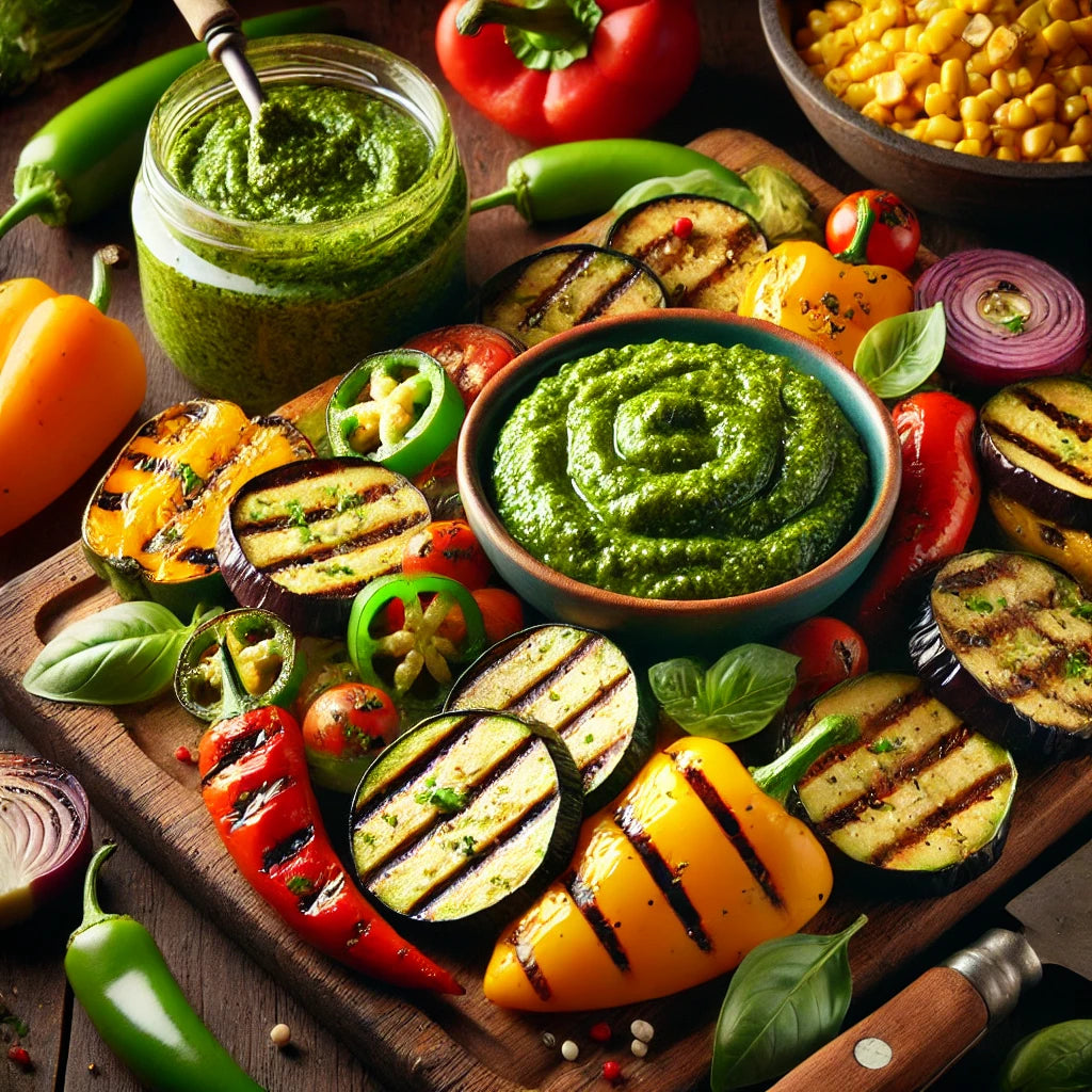 Authentic Italian Basil & Lemon Pesto - Gluten-Free